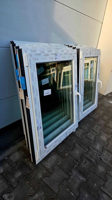 Nowe OKNA PCV 80x100 70x100 i wiele innych OD RĘKI - wysyłka 24H
