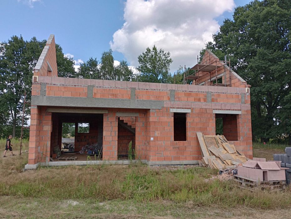 Dom w stanie surowym 136m2 blisko lasu