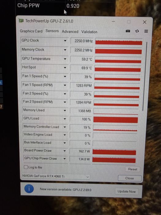 Asus dual RTX4060ti 16gb