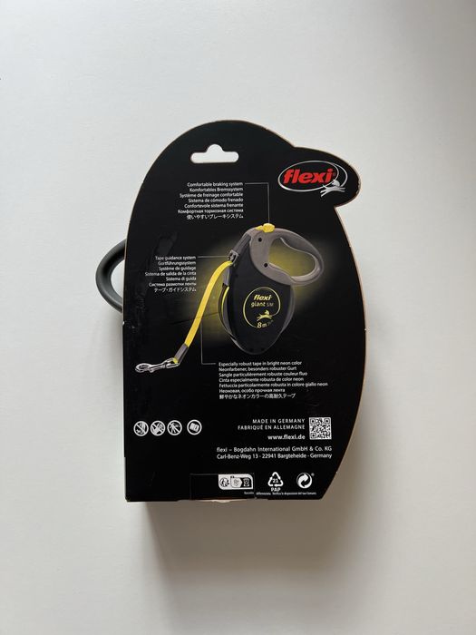 Smycz Flexi Giant taśma S/M 8m 25kg.