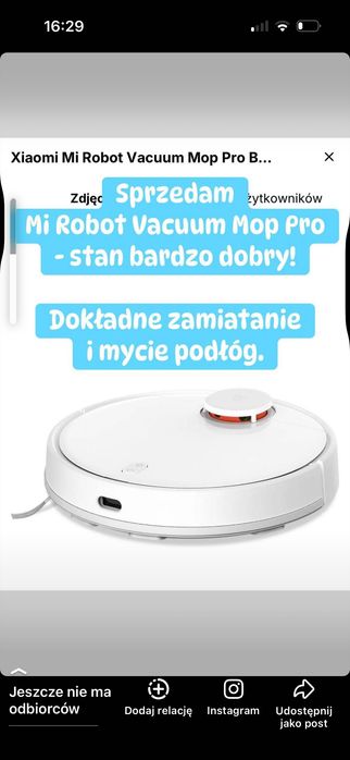 Odkurzacz mopujący