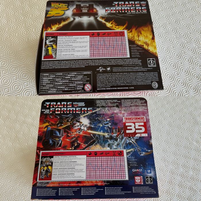 Hasbro Transformers Collaborative Back to the Future e Ghostbusters