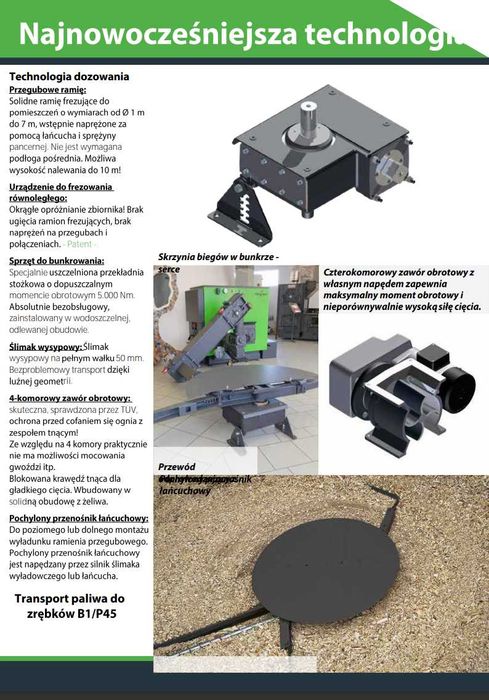 Piec na Trociny Wióra Odpady Poprodukcyjne Drewnopodobne MDF HDF 100kw