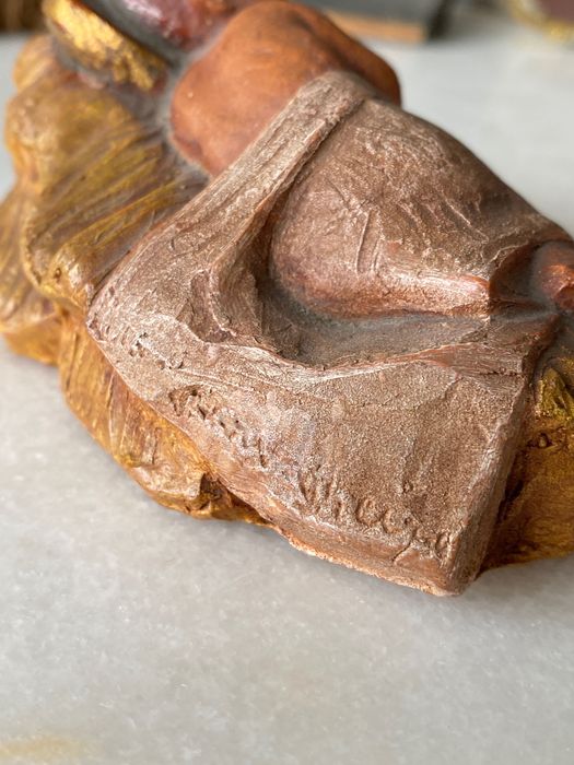 Escultura María Amélia Carvalheira 14 cm Assinada