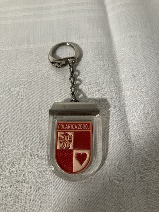 Brelok PRL herb Polanica Zdrój