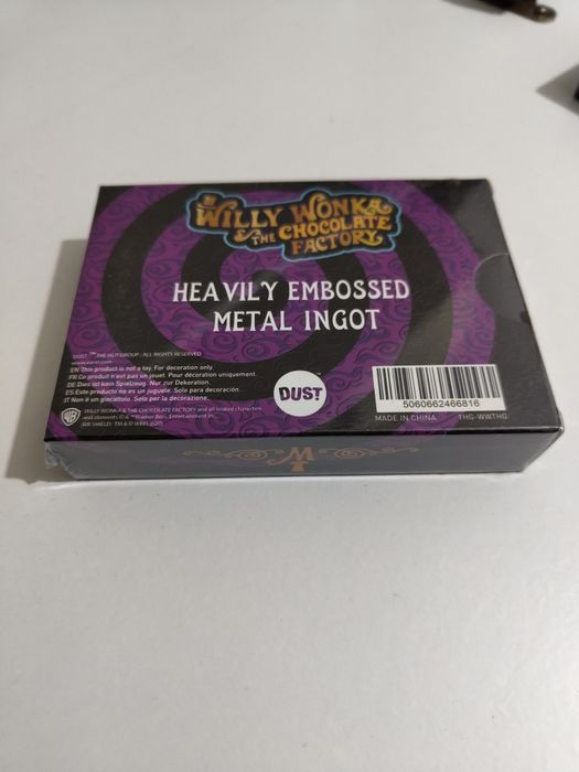 Willy Wonka Mini Golden Ticket Ingot