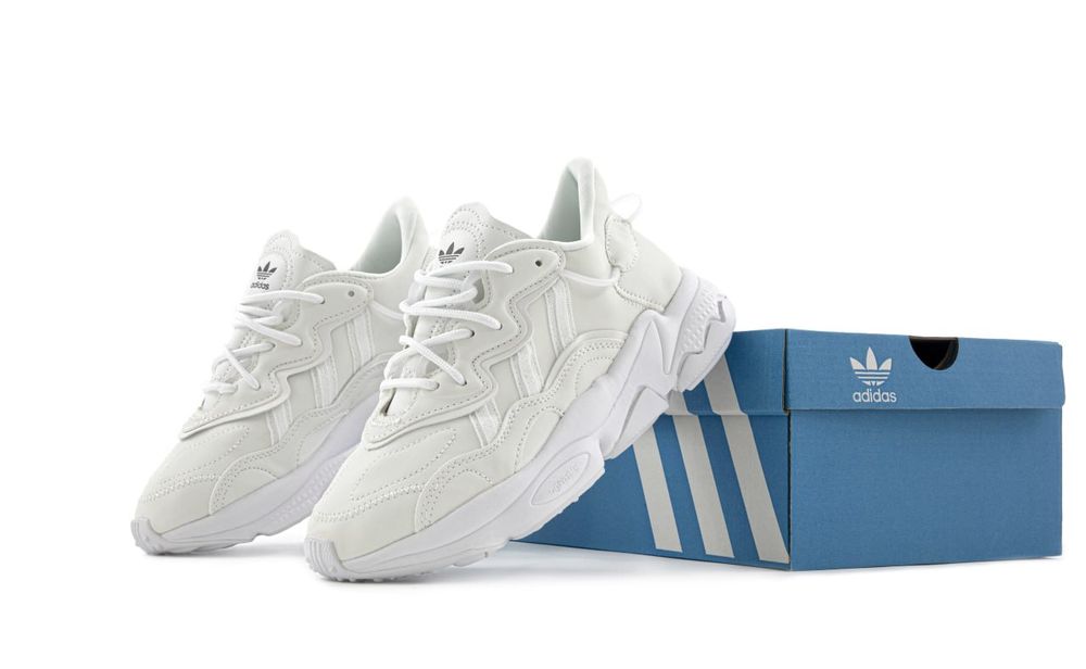Кросівки Adidas Ozweego Triple White premium