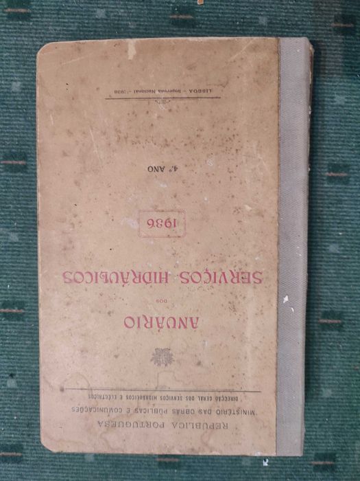 Anuário dos Serviços Hidráulicos - 1936