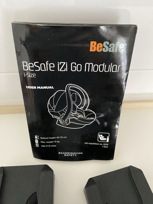 Cadeira Auto BeSafe iZi Go Modular i-Size + Adaptadores para Carrinho + Manual