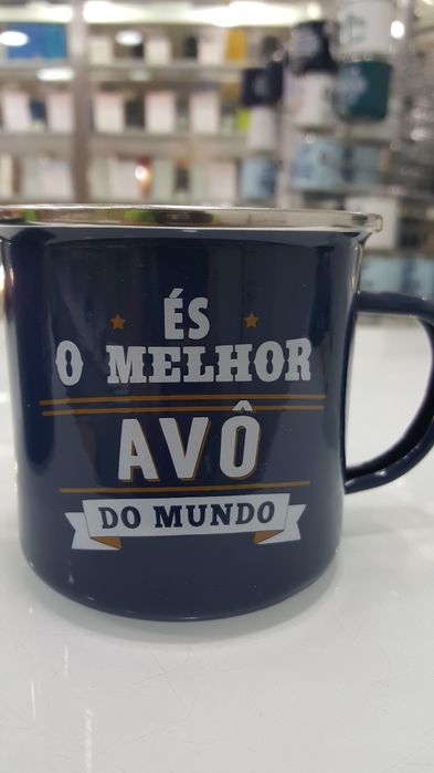 Canecas Esmaltadas com Nomes/ Frases