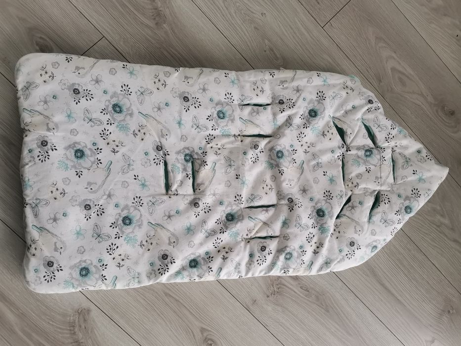 Śpiworek do wózka do spania wiosna jesień przejściowy minky