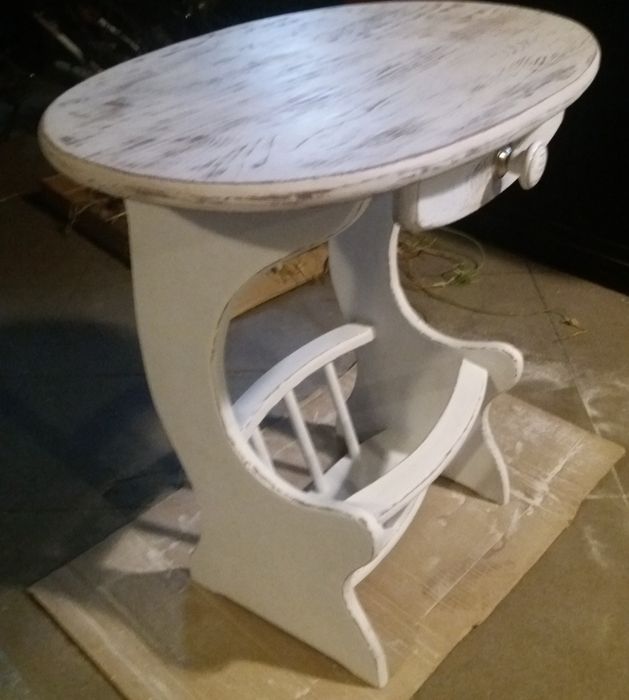 Szafka komoda, stolik drewniany 60 cm wys, blat 54x37