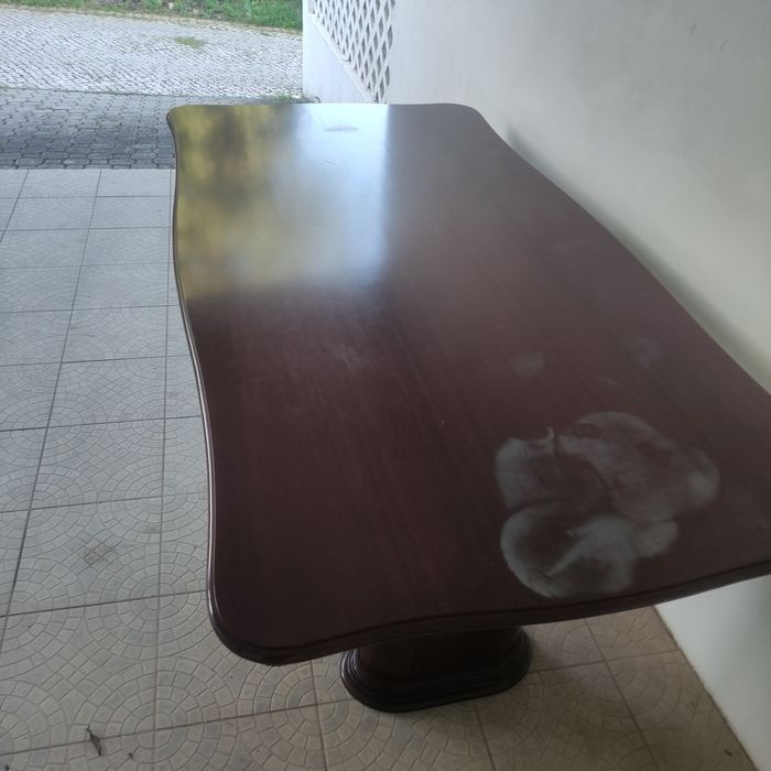 Mesa sala mogno para 8 pessoas