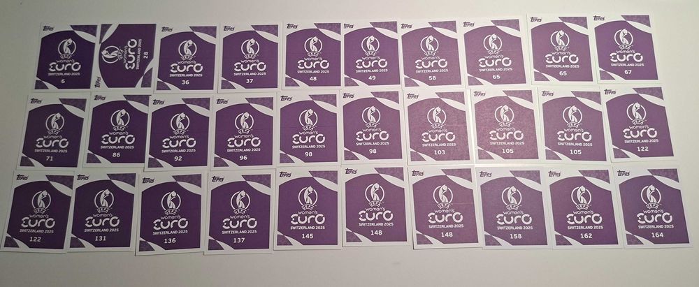 Cromos TOPPS UEFA Women's Euro 2025