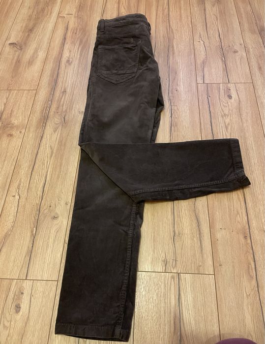 Spodnie męskie sztruksowe