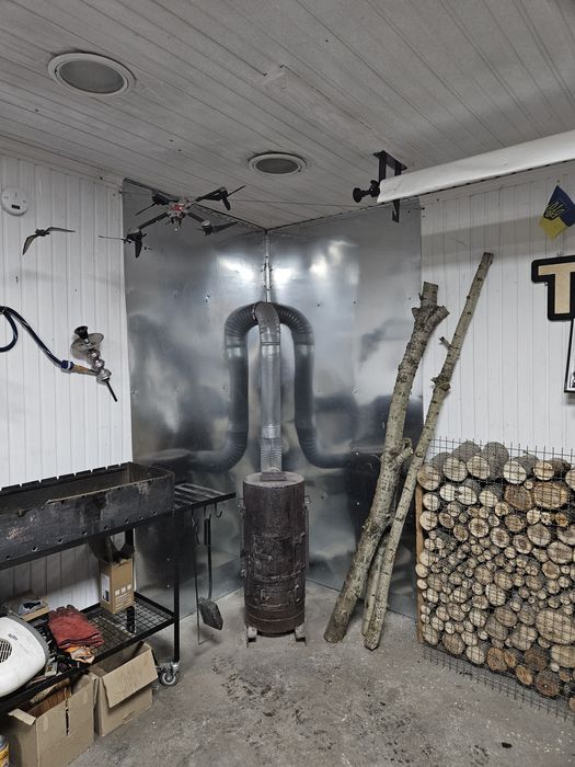 Піч буржуйка з балону