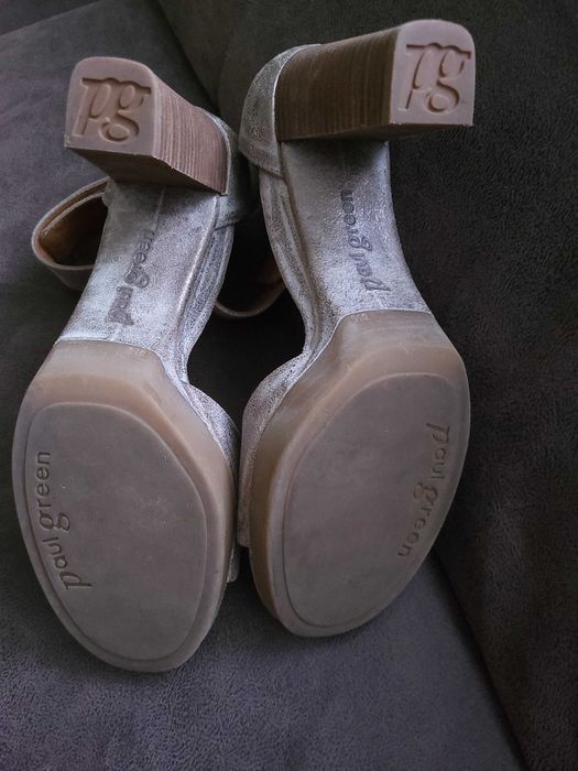 зручні сандалі на високих підборах charlene від paul green р. 39/40