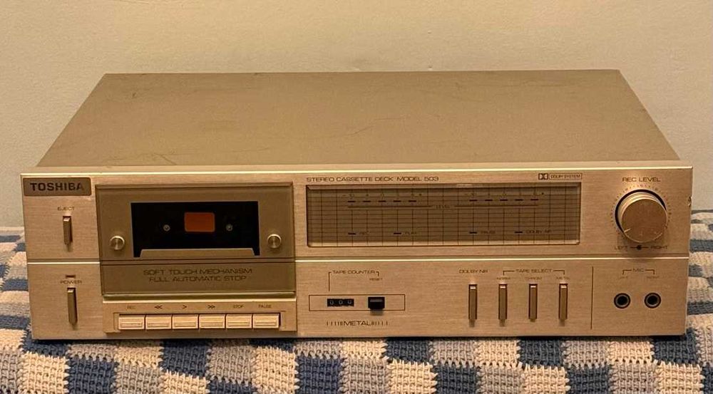 Magnetofon / deck Toshiba model 503, w pełni sprawny, po serwisie!
