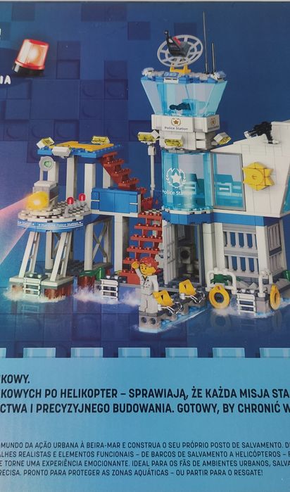 Ele fun klocki duży zestaw policja metropolis wodne centrum operacyjne policji LEGO