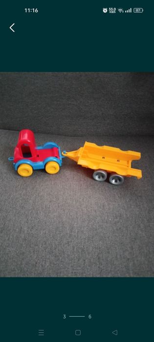 Auto samochód Wader kid car auto laweta