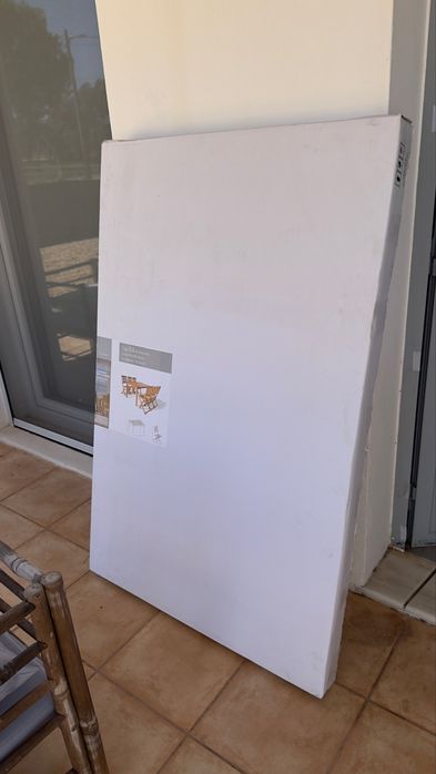 Mesa acacia nova em caixa