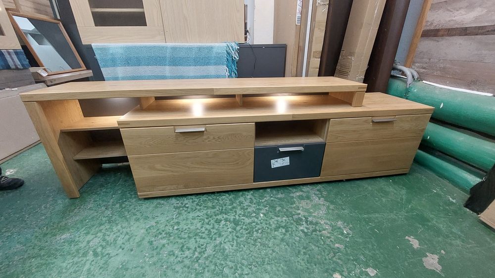 komoda pod tv bianco z nakładką