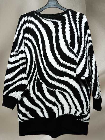 sweter XXL-8XL bluza robiona na drutach