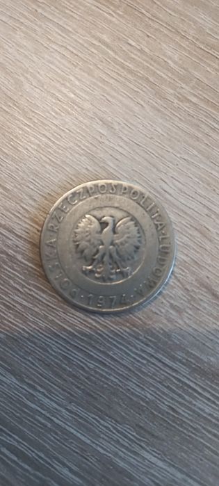 Moneta 20 zł z 1974 roku bzm