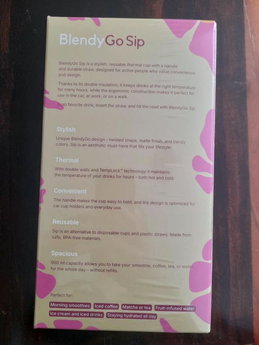 Copo térmico BlendyGo Sip - Novo