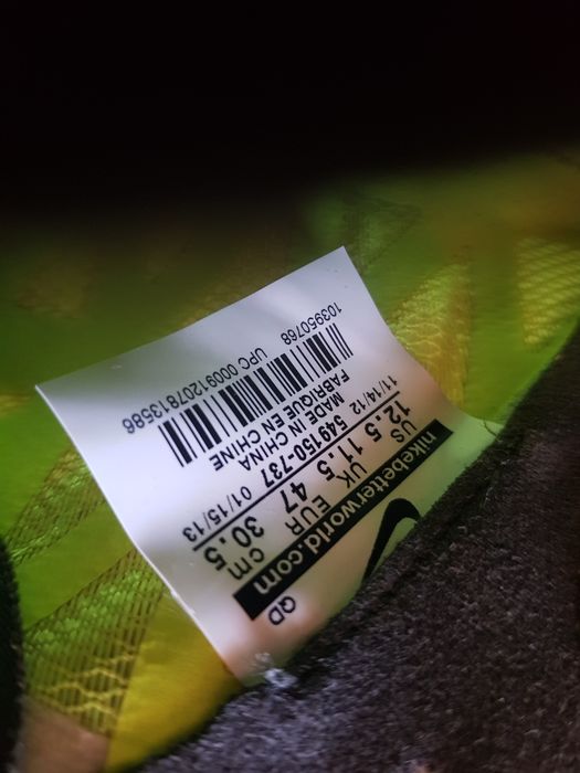 Oryginalne kolce sprinterskie marki Nike zoom rozmiar 47