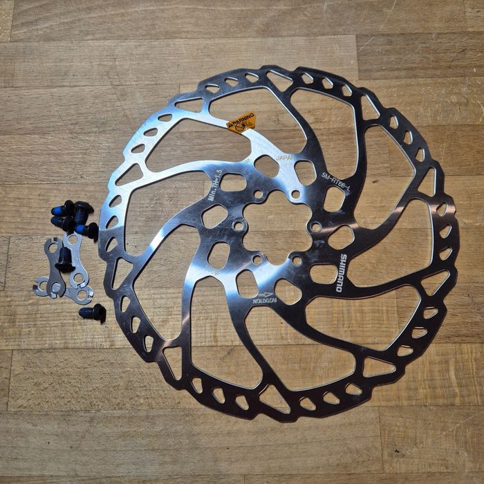 Tarcza hamulca SHIMANO DEORE SLX SM-RT66 OEM 203mm 6 śrub + podkladki