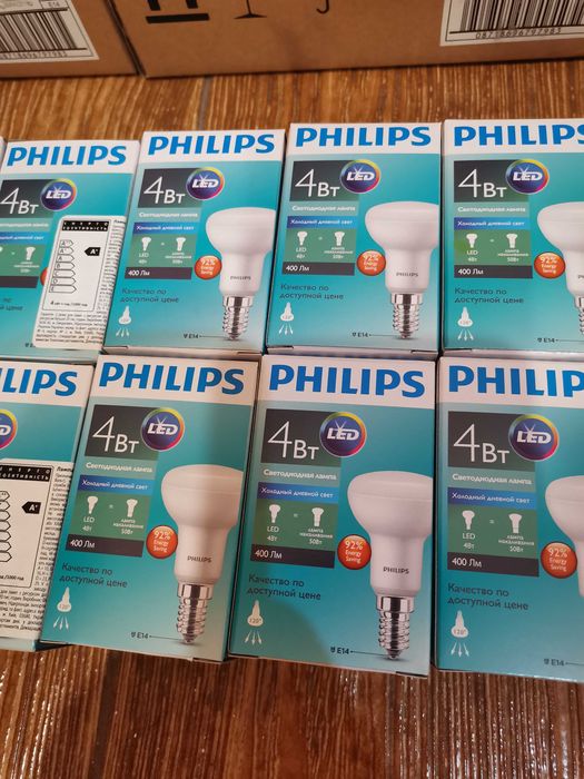 Лампочка led Philips E14 4w 6500k 35mA