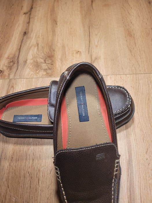 Buty Tommy Hilfiger 43 skóra brązowa