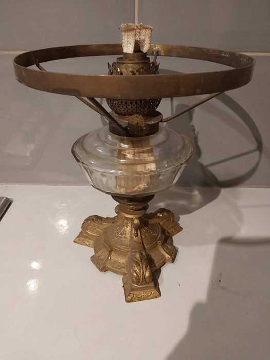 Lampa naftowa austriacka Gebruder Brumner Wien