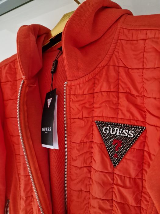 Guess kurtka bluza pomarańczowa Nowa S