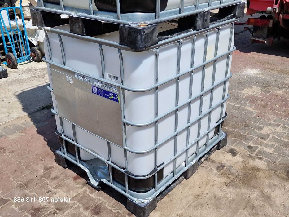 Rośliny Pojemnik Mauzer Zbiornik Kontener Woda Deszczówka Schutz 1000L