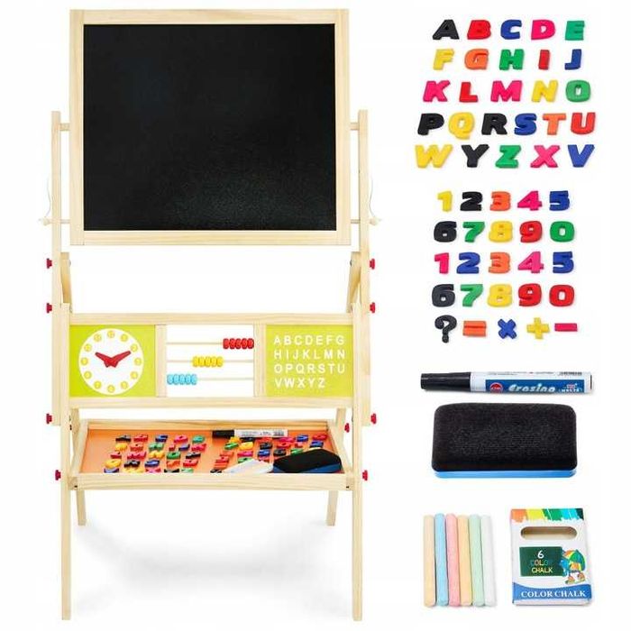 TABLICA MAGNETYCZNA KREDOWA Zestaw Edukacyjny dla Dzieci‼️