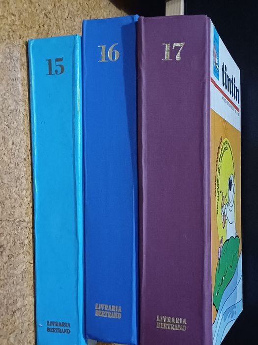 Revistas Tintin encardenadas e soltas