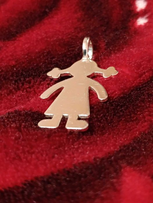 Pendente Menina em Prata