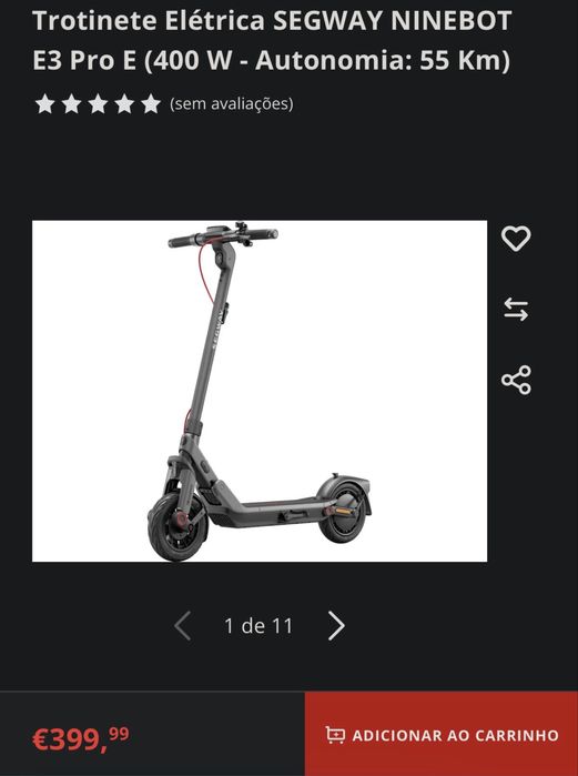 Trotinete Segway Ninebot E3 Pro