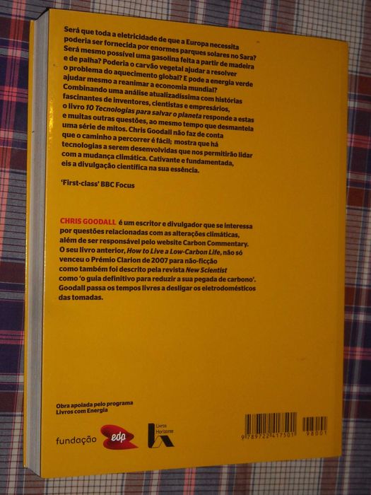 Aviso- 10 tecnologias para salvar o planeta - Chris Goodall