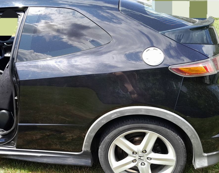 Honda Civic 8 VIII Ufo 06-11 Type S Typ R 3D Błotnik Tyl Tylny Cwiatka