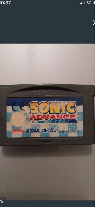 Jogo Gameboy Advance Sonic Advance