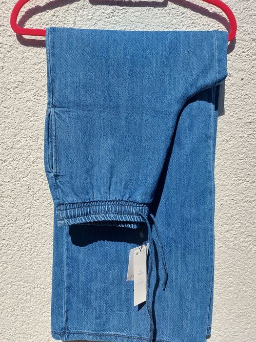 Spodnie z szerokimi nogawkami Zara S/M