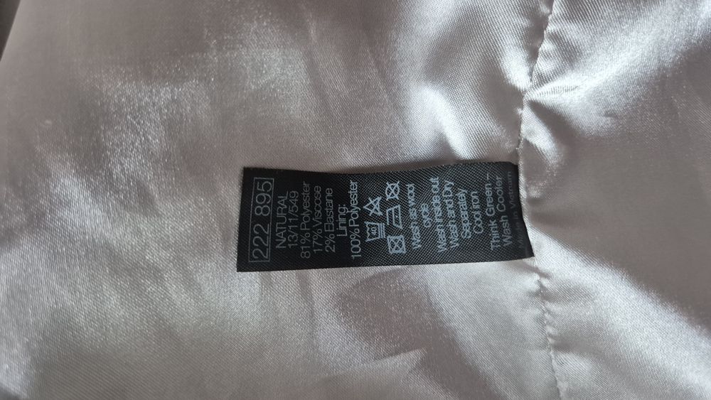 Płaszczyk śmietankowy M&Co.