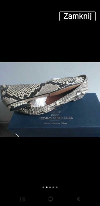 Nowe buty ze skóry naturalnej ręcznie robione r.39