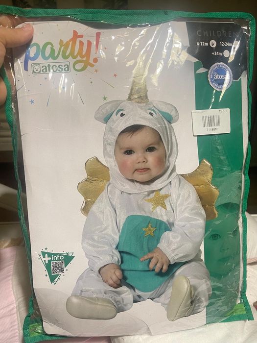 Fato carnaval unicórnior