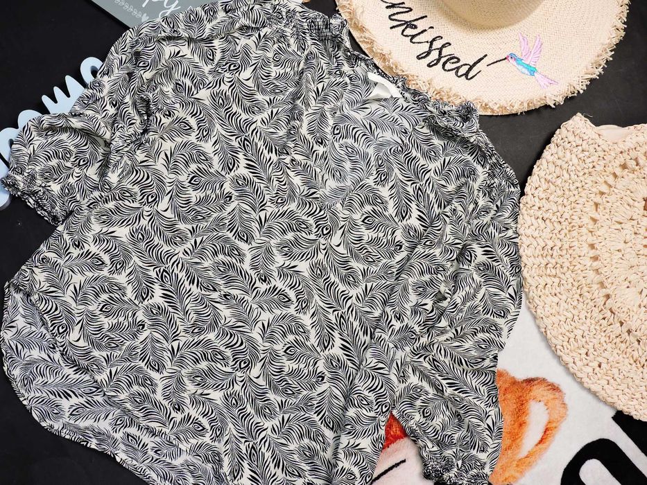 H&M Bluezczka wiskoza wzory serek 42