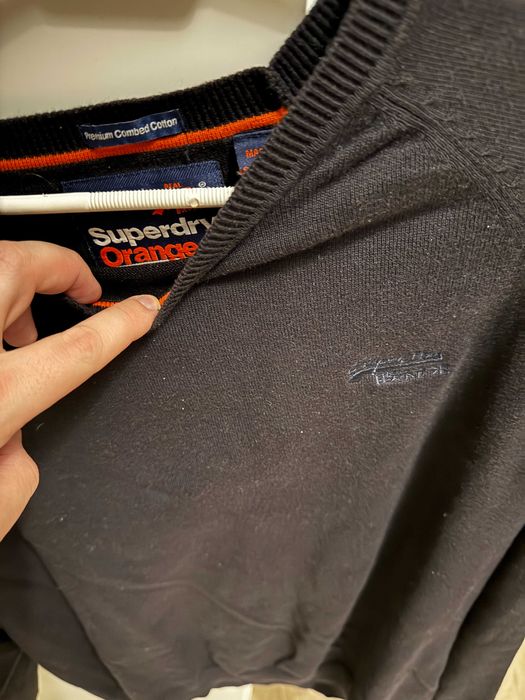 Sweter SuperDry czarny