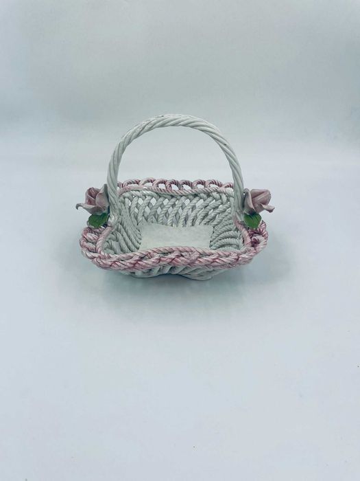 Koszyczek porcelanowy ażurowy